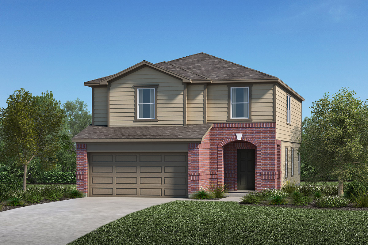 New Homes in Spring, TX - Spring Creek Plan 2124 Elevation B