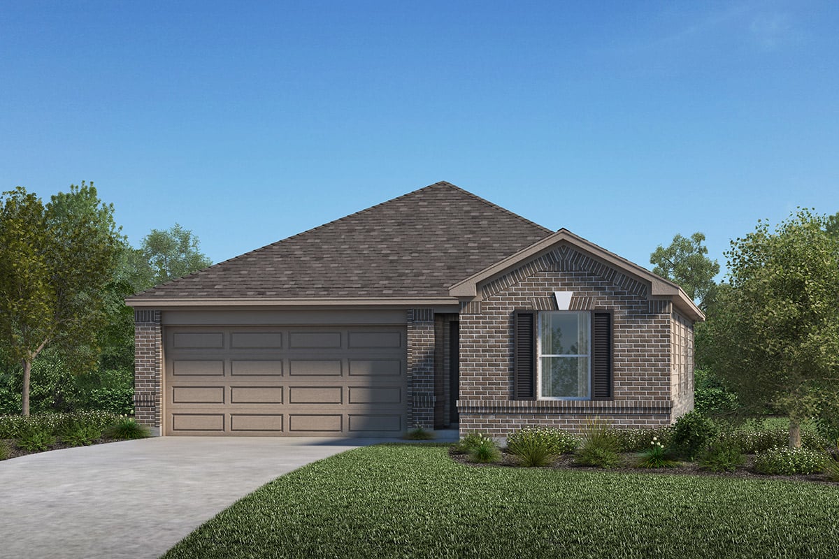 New Homes in Willis, TX - Grace Landing Plan 1631 Elevation A