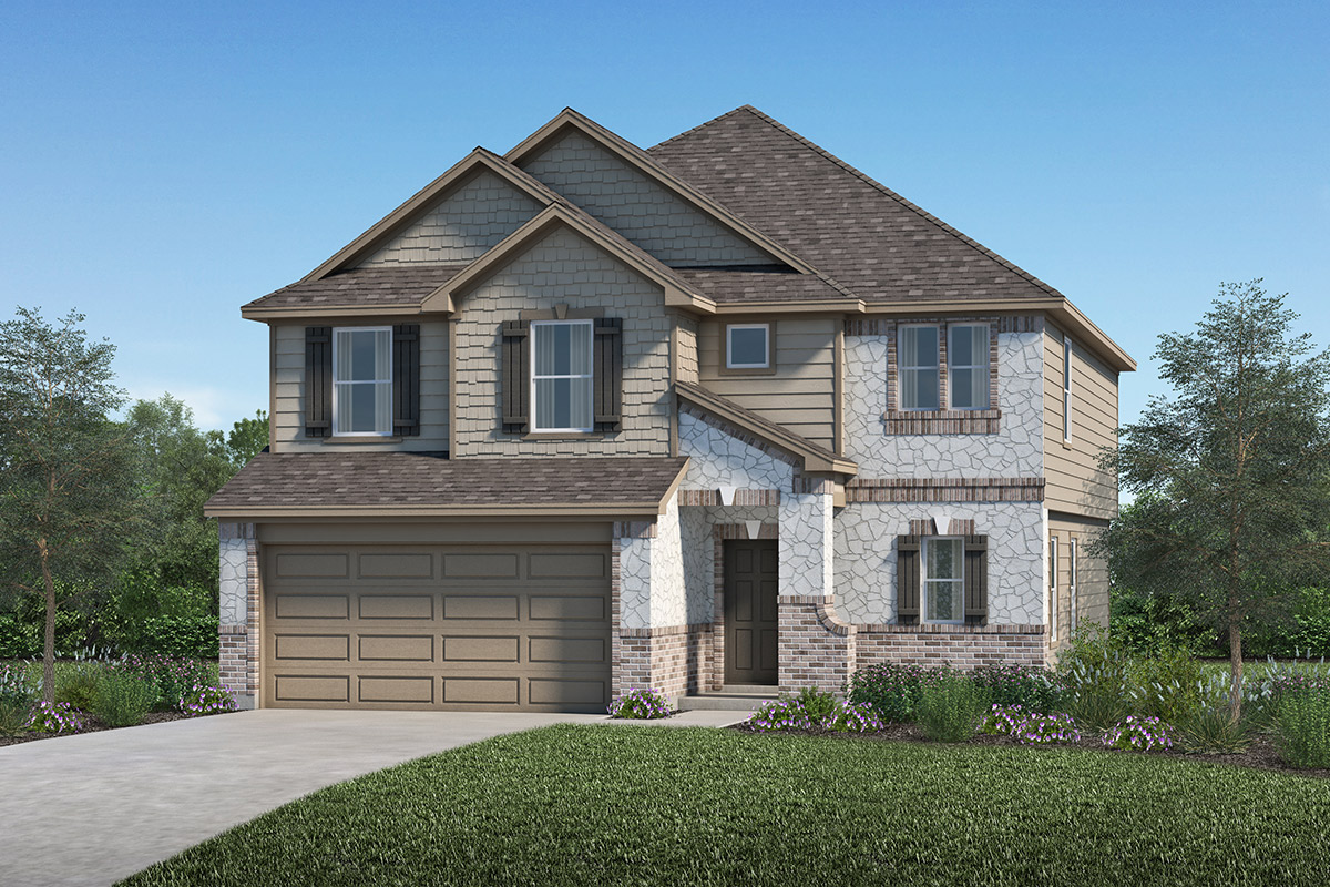 New Homes in Richmond, TX - Deer Run Meadows Plan 2372 Elevation E