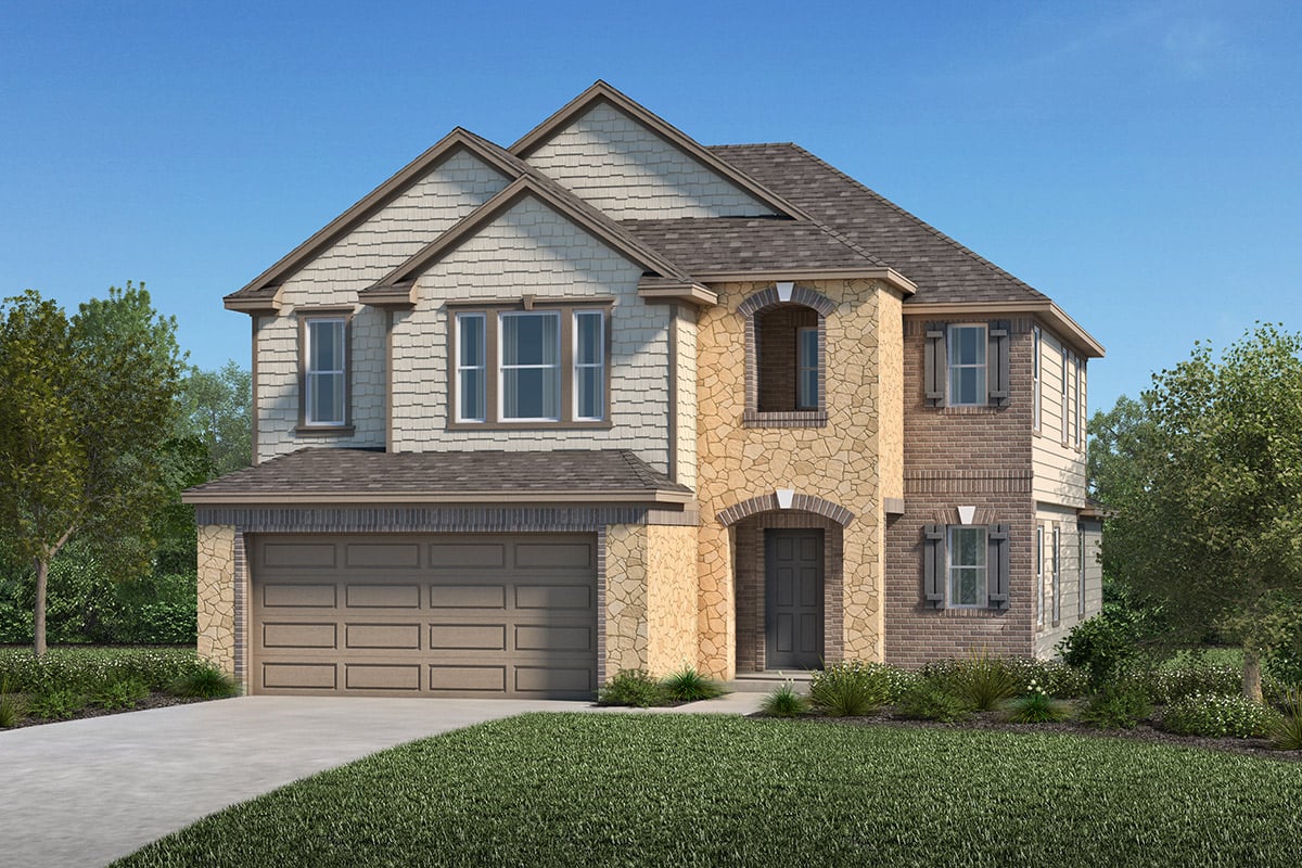 New Homes in Magnolia, TX - Mustang Ridge Plan 2596 - Elevation F