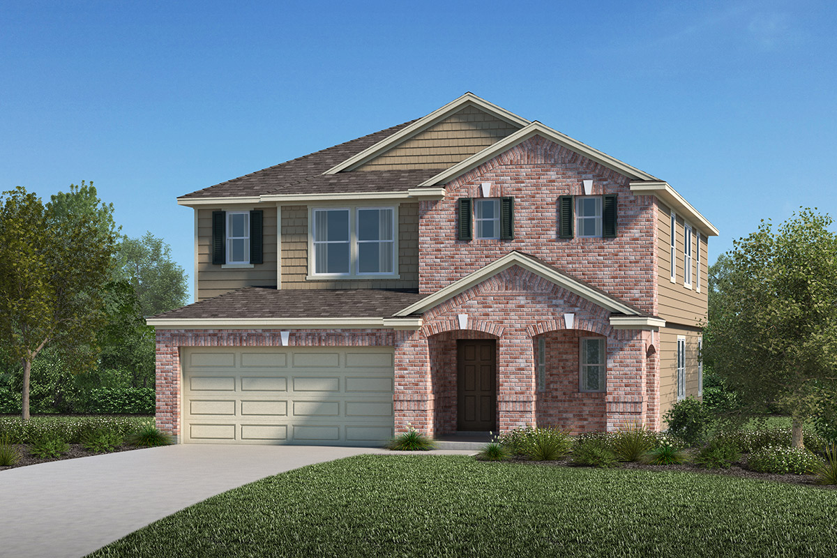 New Homes in Katy, TX - The Meadows at Westfield Village Plan 2844 Elevation D