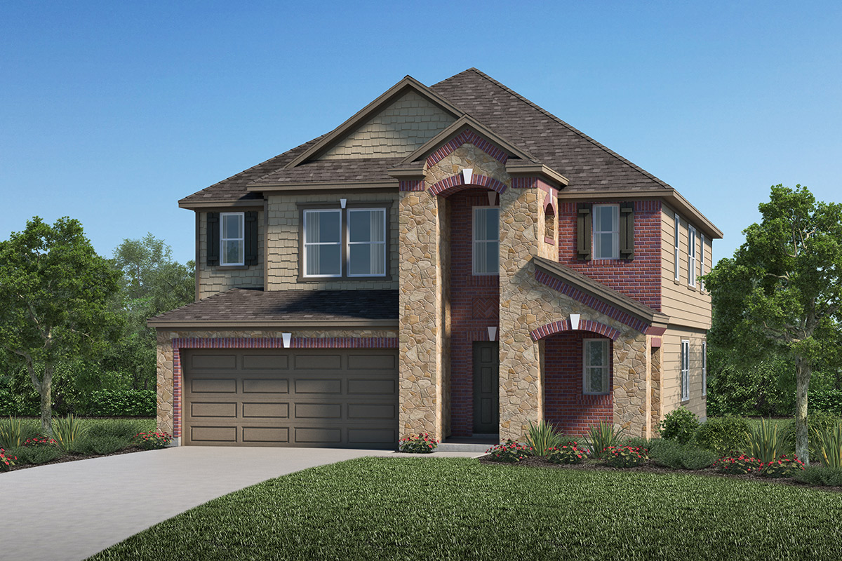 New Homes in Fresno, TX - Olympia Falls Plan 2844 - Elevation F