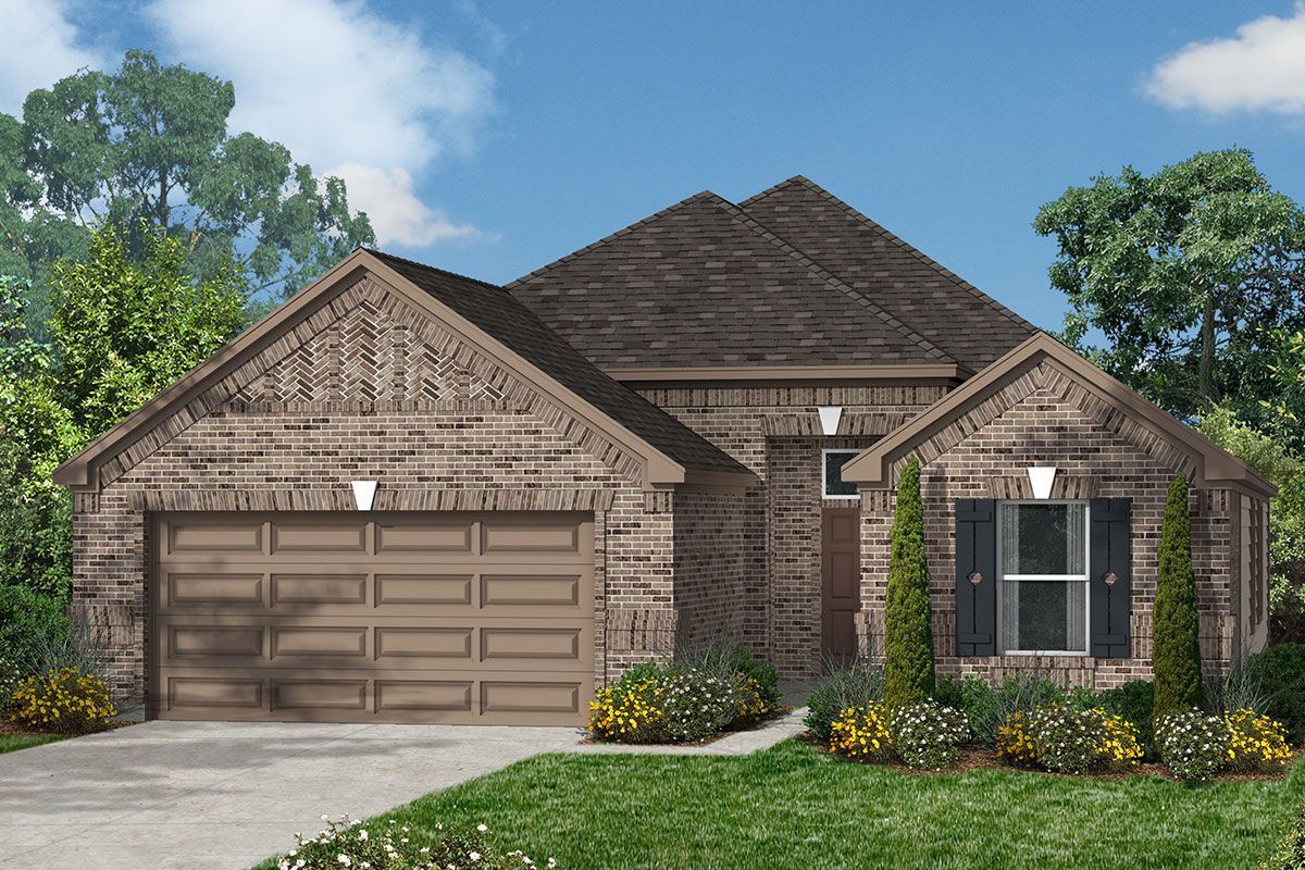 New Homes in Fresno, TX - Olympia Falls Plan 1836 - Elevation F