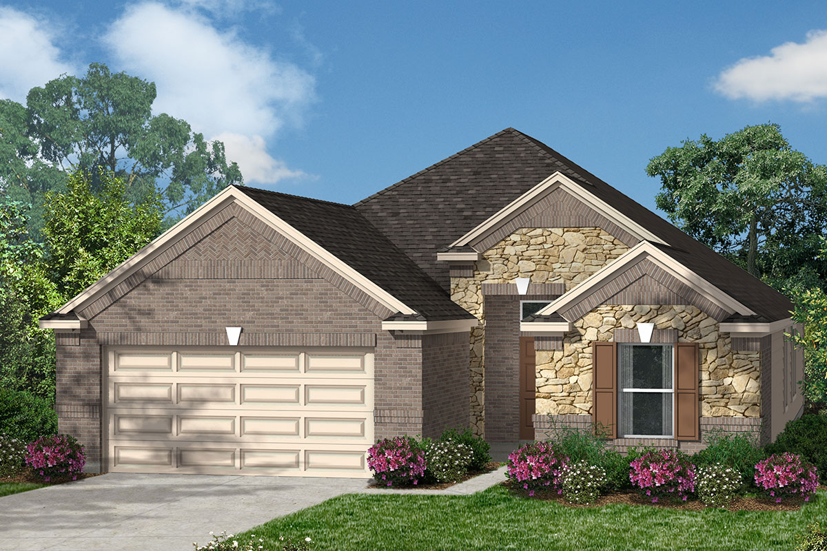 New Homes in La Marque, TX - Sunset Grove Plan 1836- Elevation K