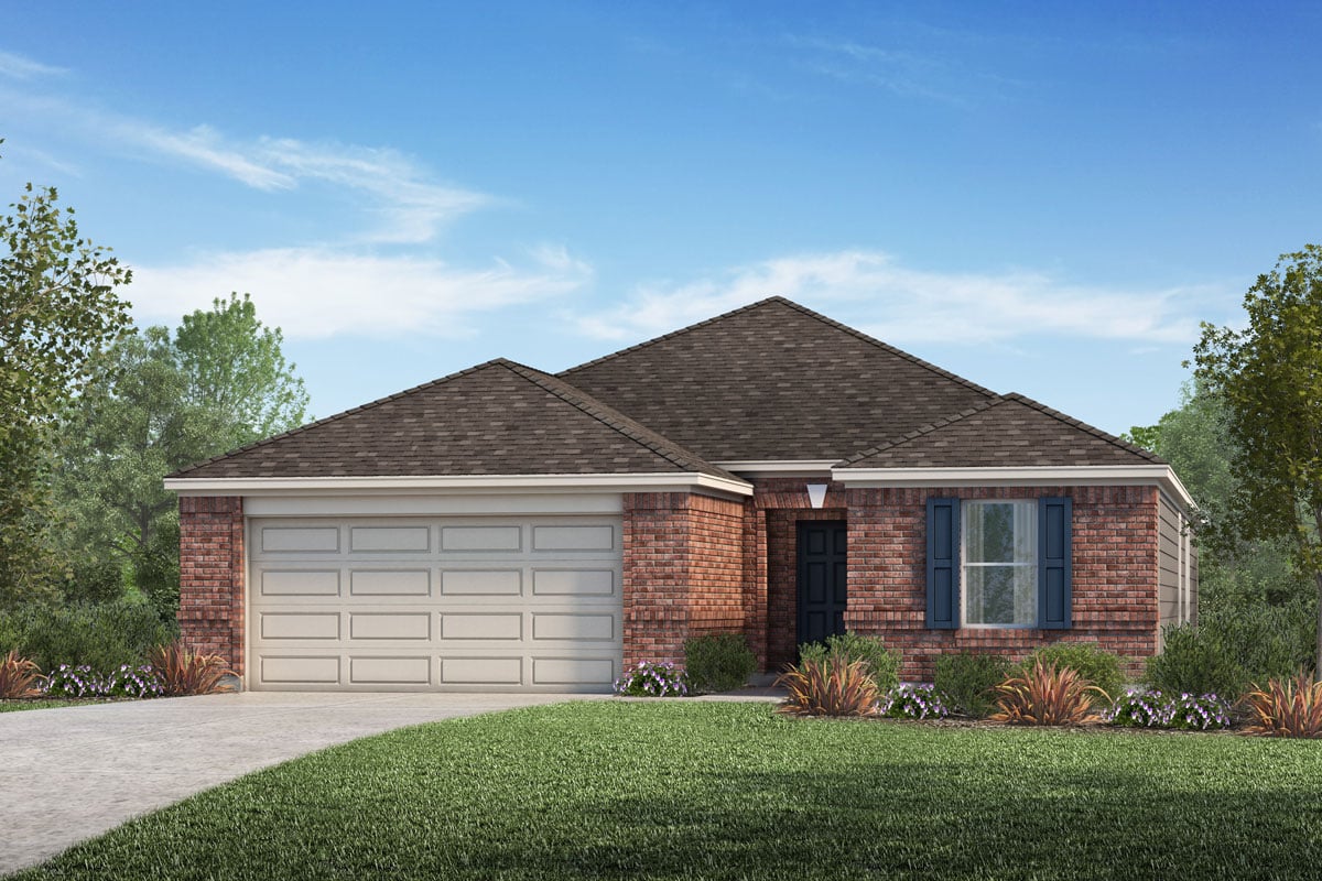 Rendering of a KB home in Missouri City, TX