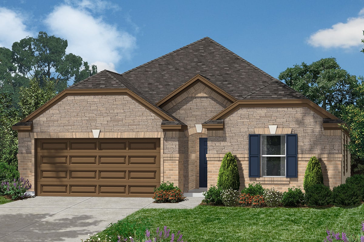 New Homes in Houston, TX - Lakewood Pines Preserve Plan 2398 Elevation L