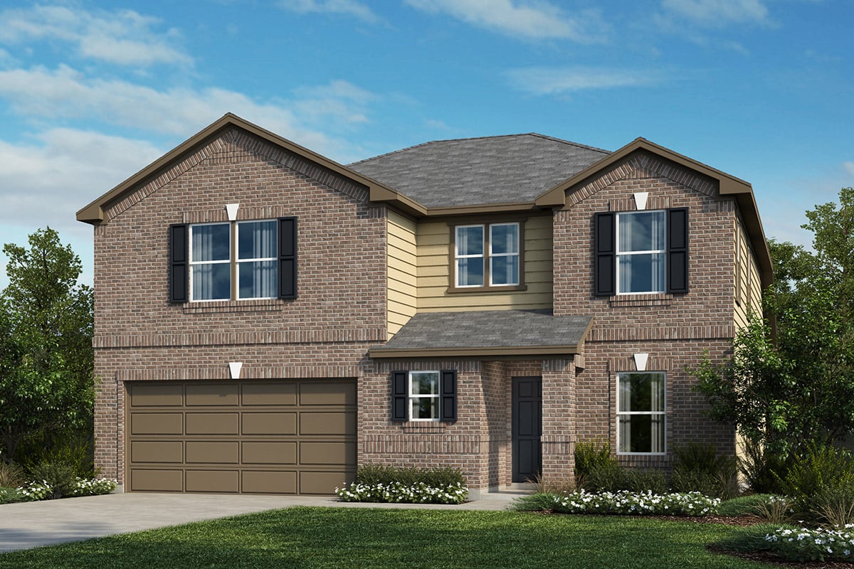 New Homes in Katy, TX - Katy Manor Preserve Plan 2590 Elevation B