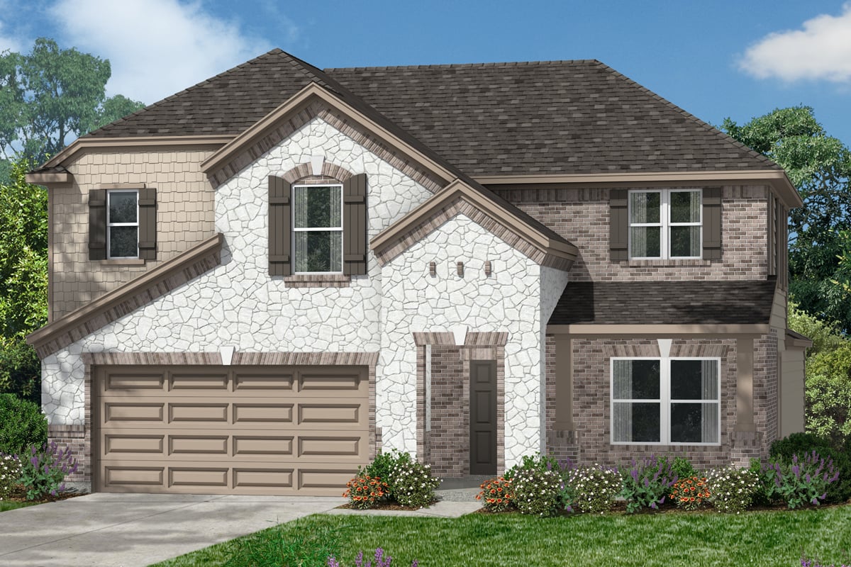 New Homes in La Marque, TX - Sunset Grove Plan 2715- Elevation K