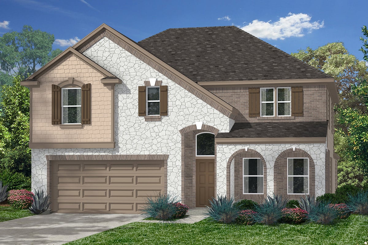 New Homes in La Marque, TX - Sunset Grove Plan 3028- Elevation L