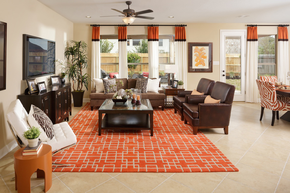 New Homes in Humble, TX - Villages at Tour 18 Plan 2932 Great Room