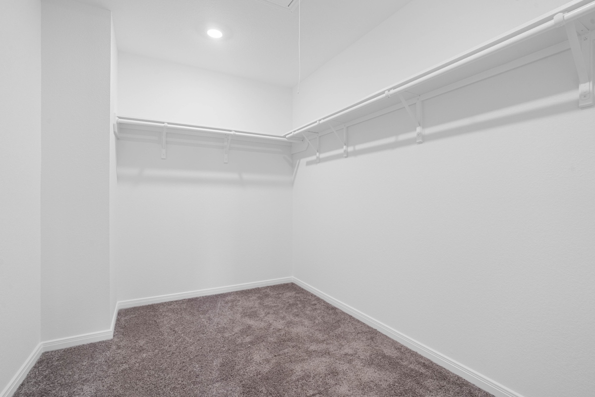Primary walk-in closet