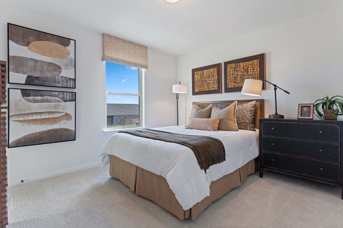 Spacious secondary bedrooms