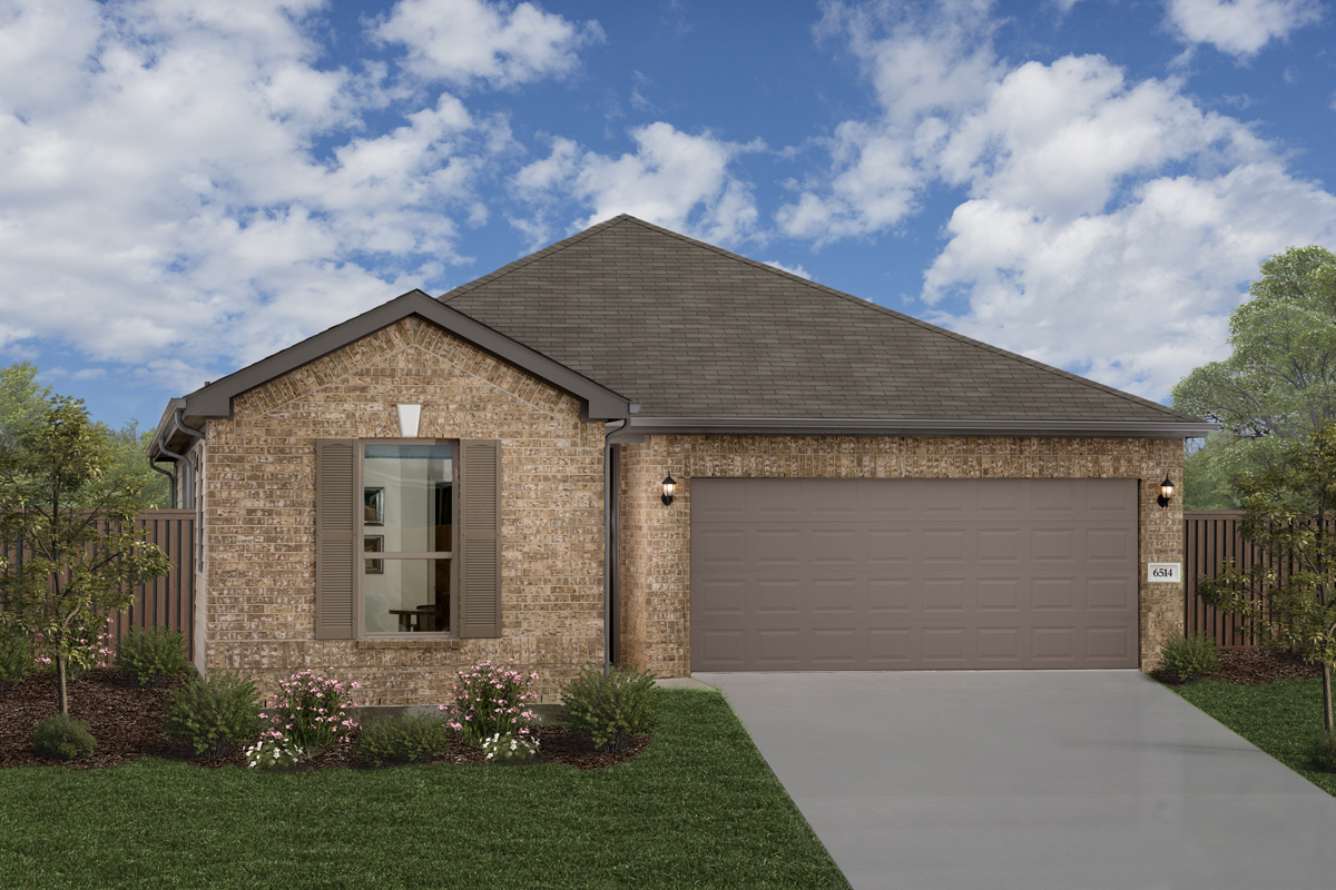 New Homes in Rosharon, TX - Glendale Lakes Plan 1631 as modeled at Deer Run Meadows