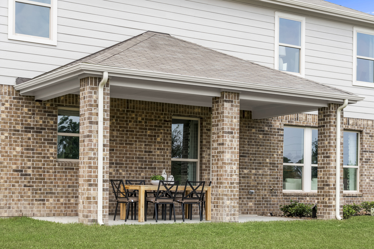 Optional covered back patio