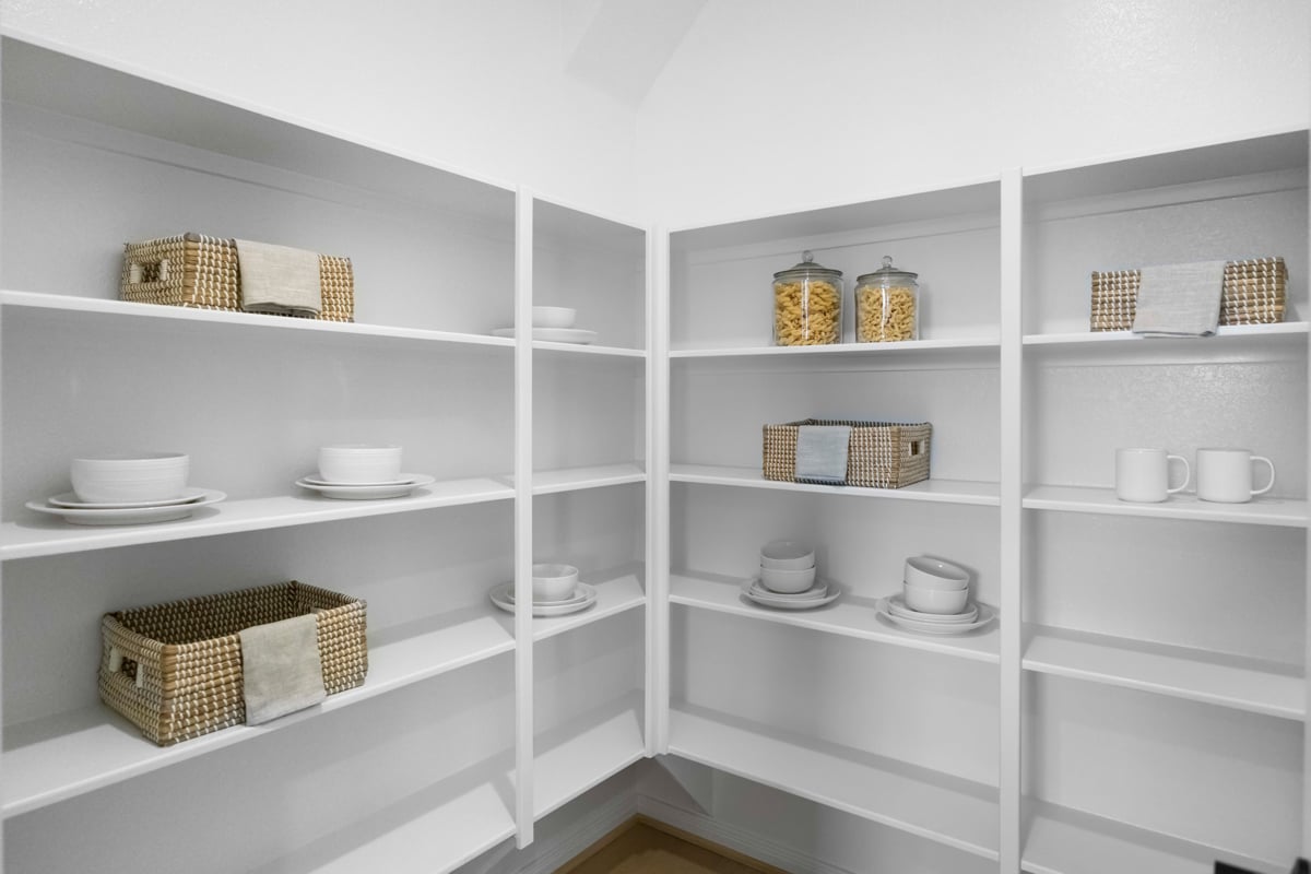 Walk-in kitchen pantry