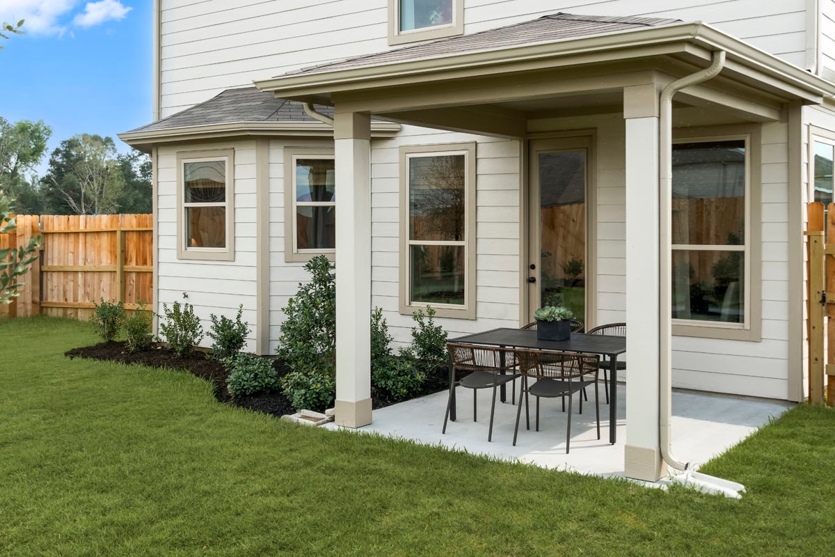 Optional covered patio