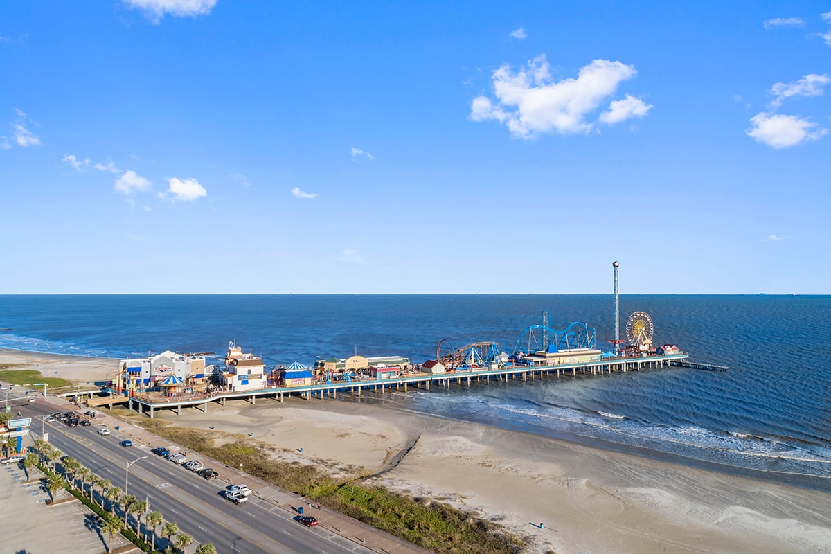 Close to Galveston Island Historic Pleasure Pier 