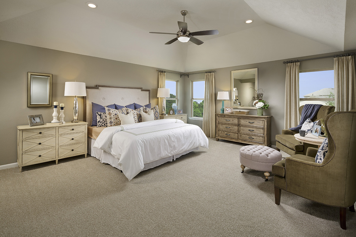 New Homes in Katy, TX - Katy Manor Preserve Plan 2478 Primary Bedroom