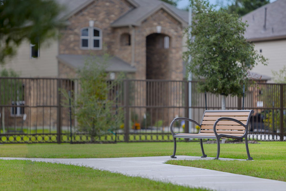 Community walking path