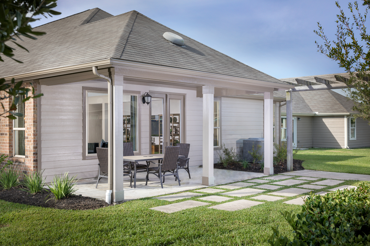 New Homes in Tomball, TX - Oakwood Preserve Plan 2130 Patio