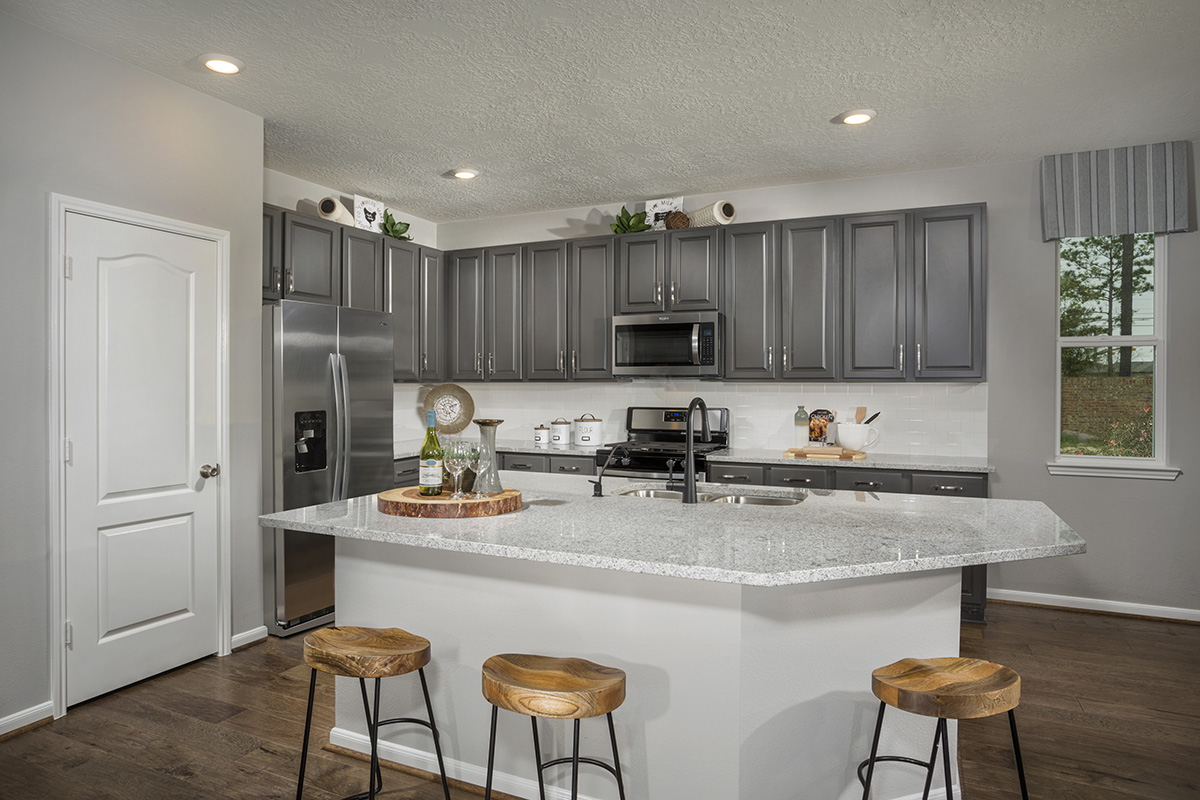 New Homes in Houston, TX - Lakewood Pines Trails Plan 2646 Kitchen