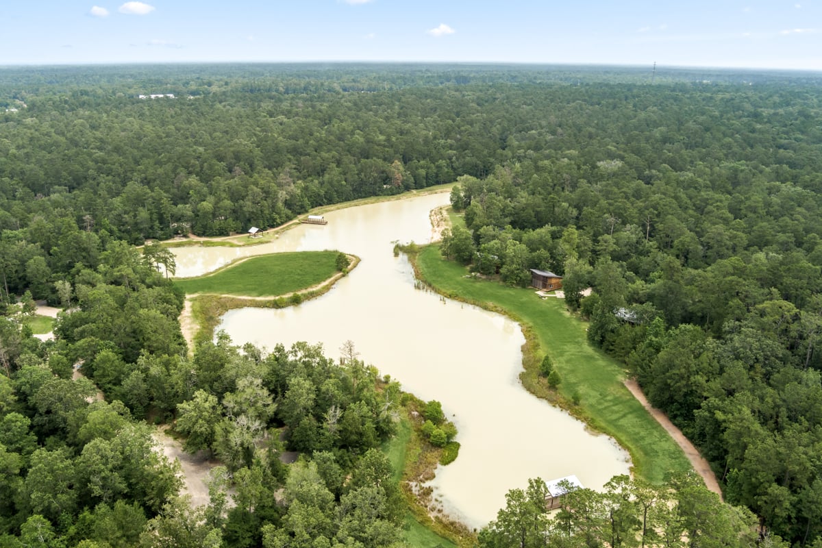 3.5-mile drive to Lake Houston Wilderness Park