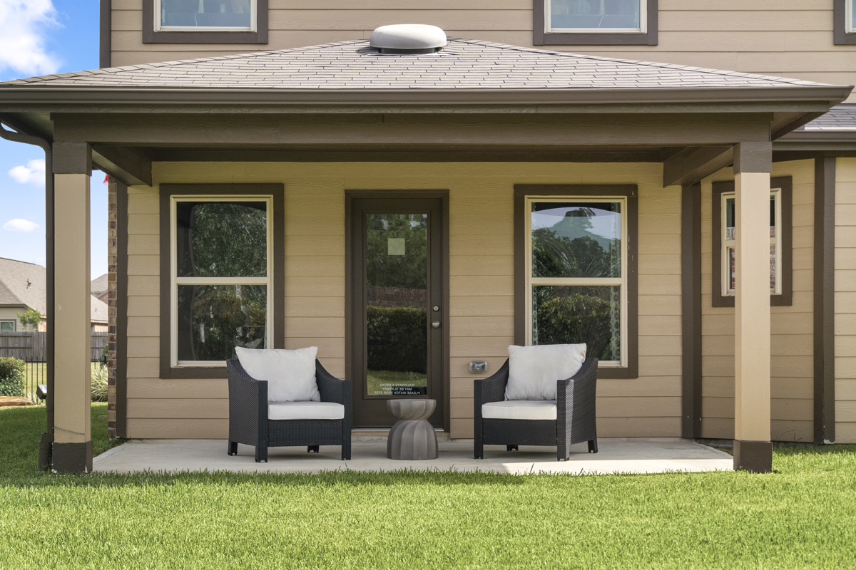 Covered patio