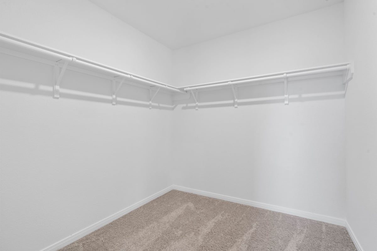Primary walk-in closet
