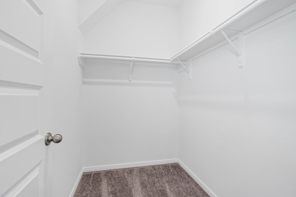 Primary walk-in closet