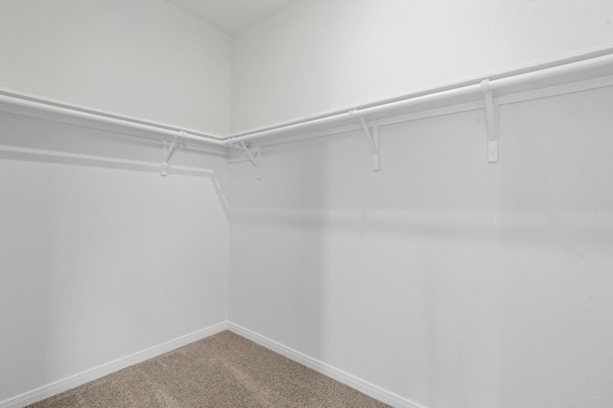 Primary walk-in closet