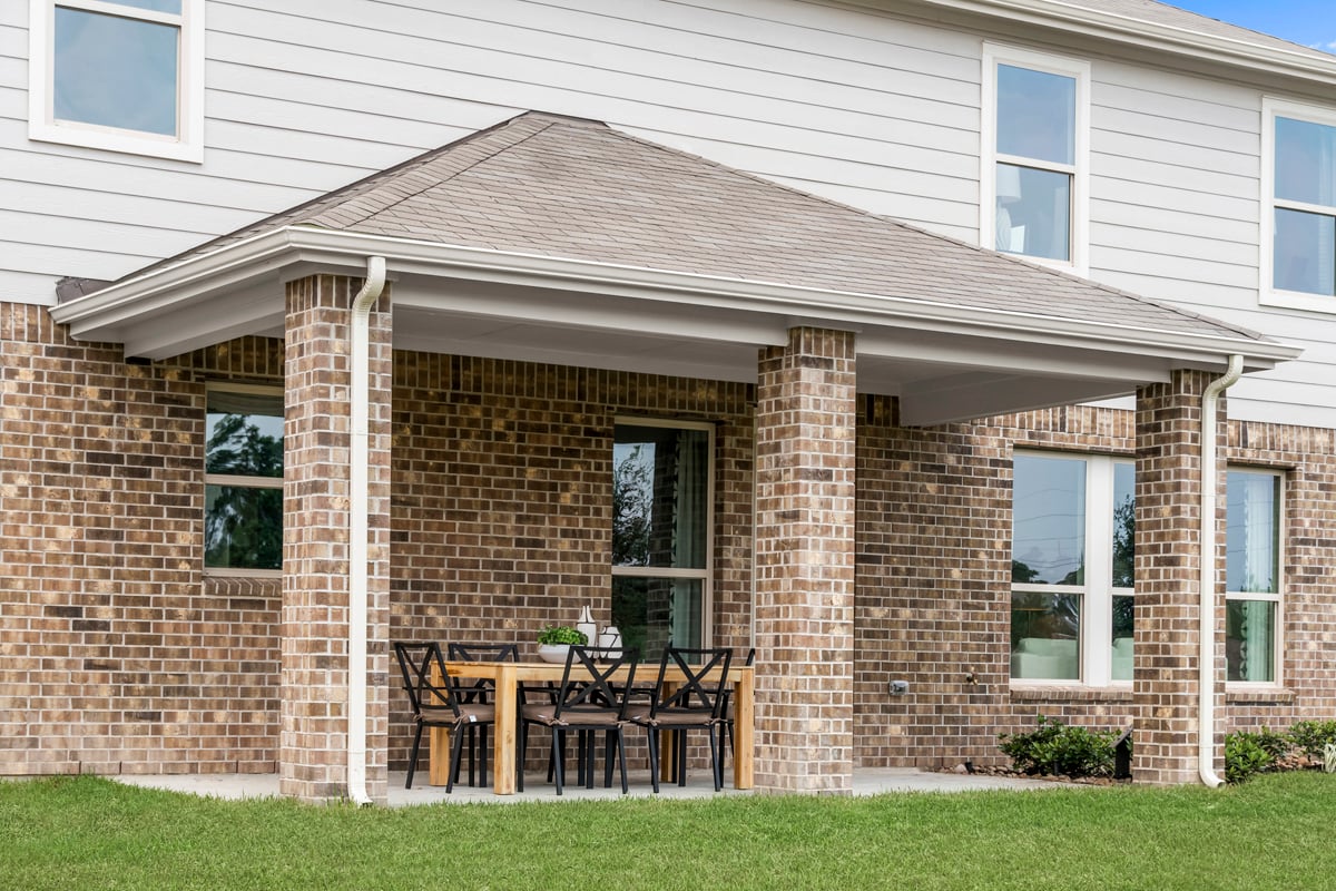 Optional covered back patio