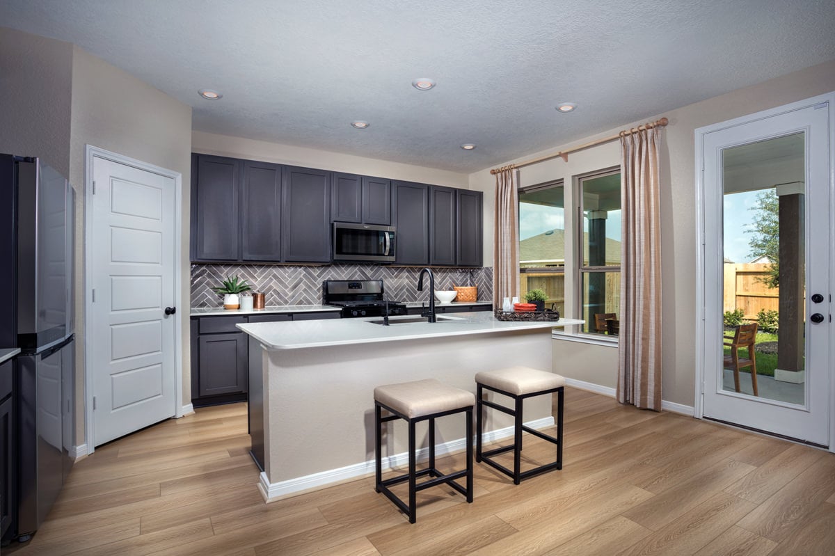 New Homes in Fresno, TX - Olympia Falls Plan 2596 Kitchen