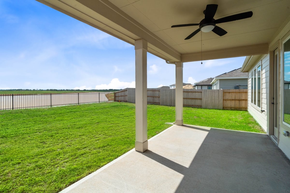 Covered patio