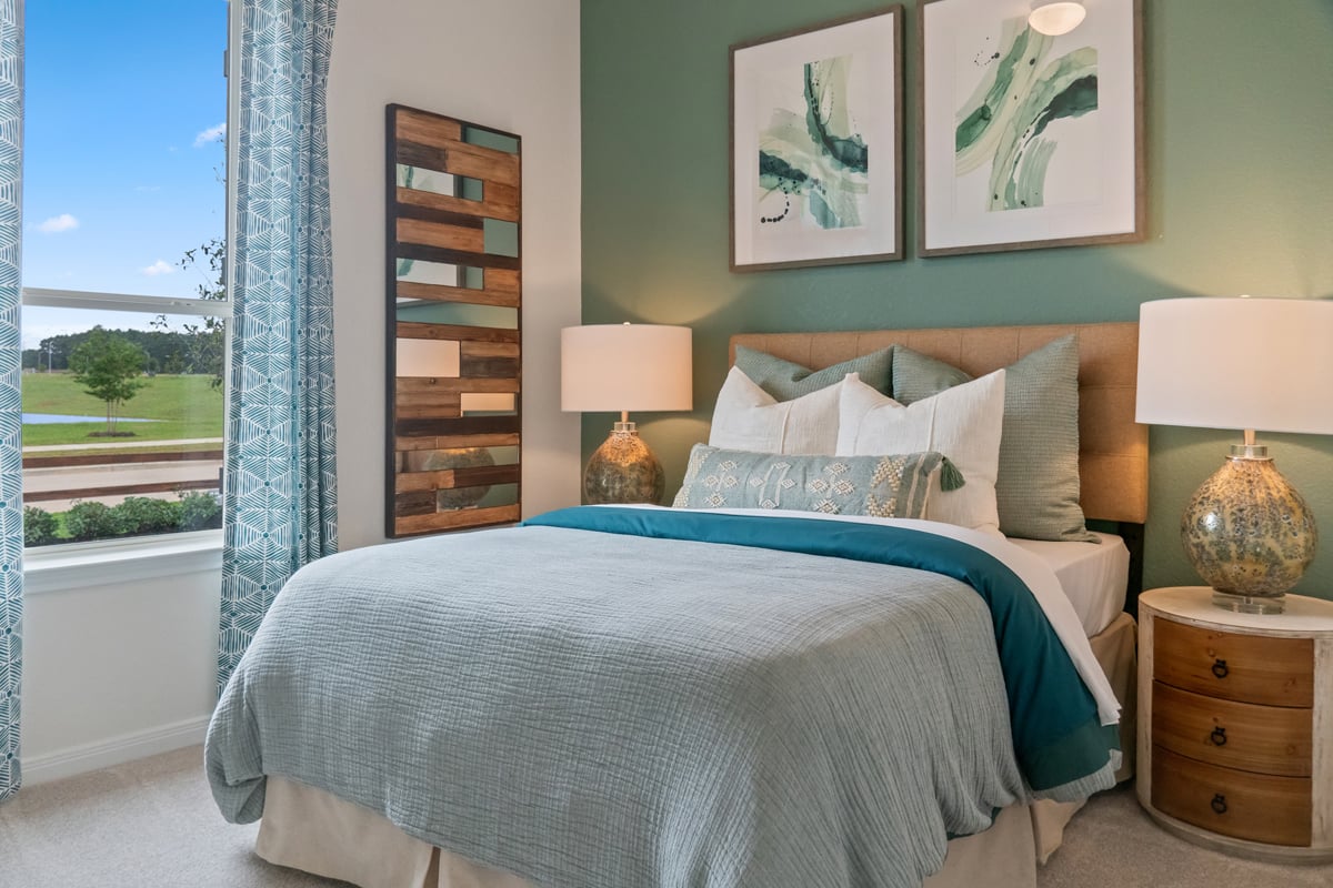 Spacious secondary bedrooms