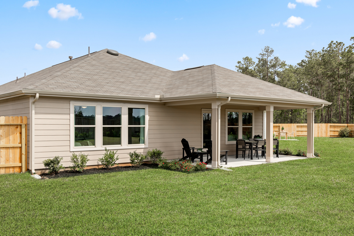 Optional covered patio