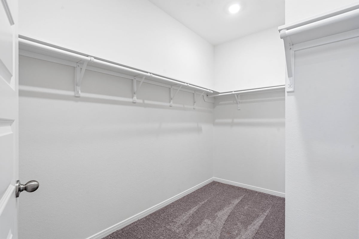 Primary walk-in closet