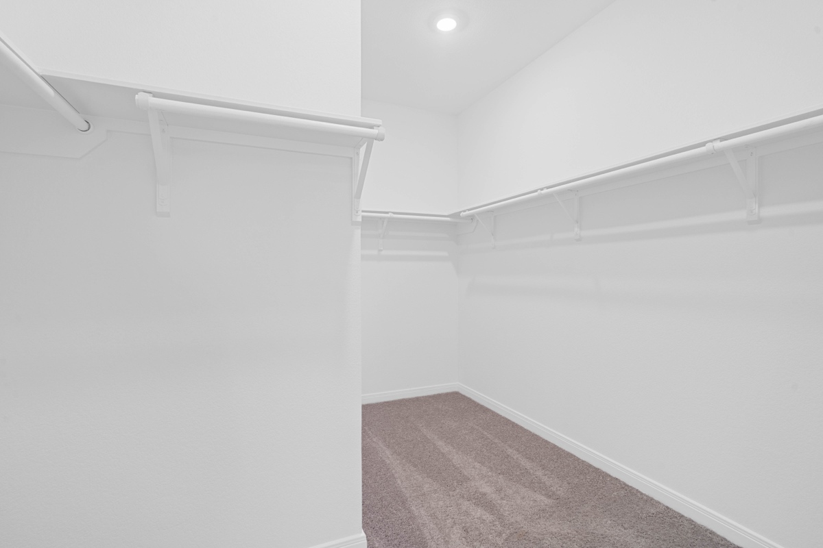 Primary walk-in closet