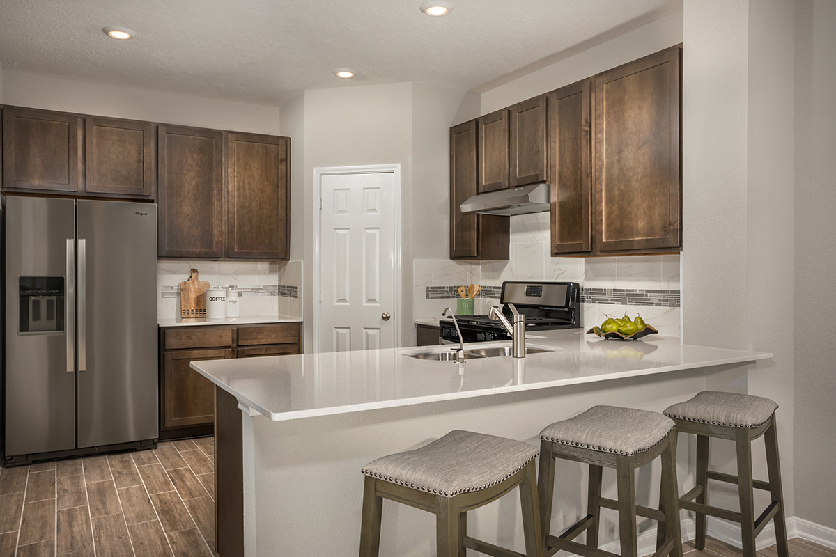 New Homes in Conroe, TX - Sagecrest Trails Plan 1780 Kitchen