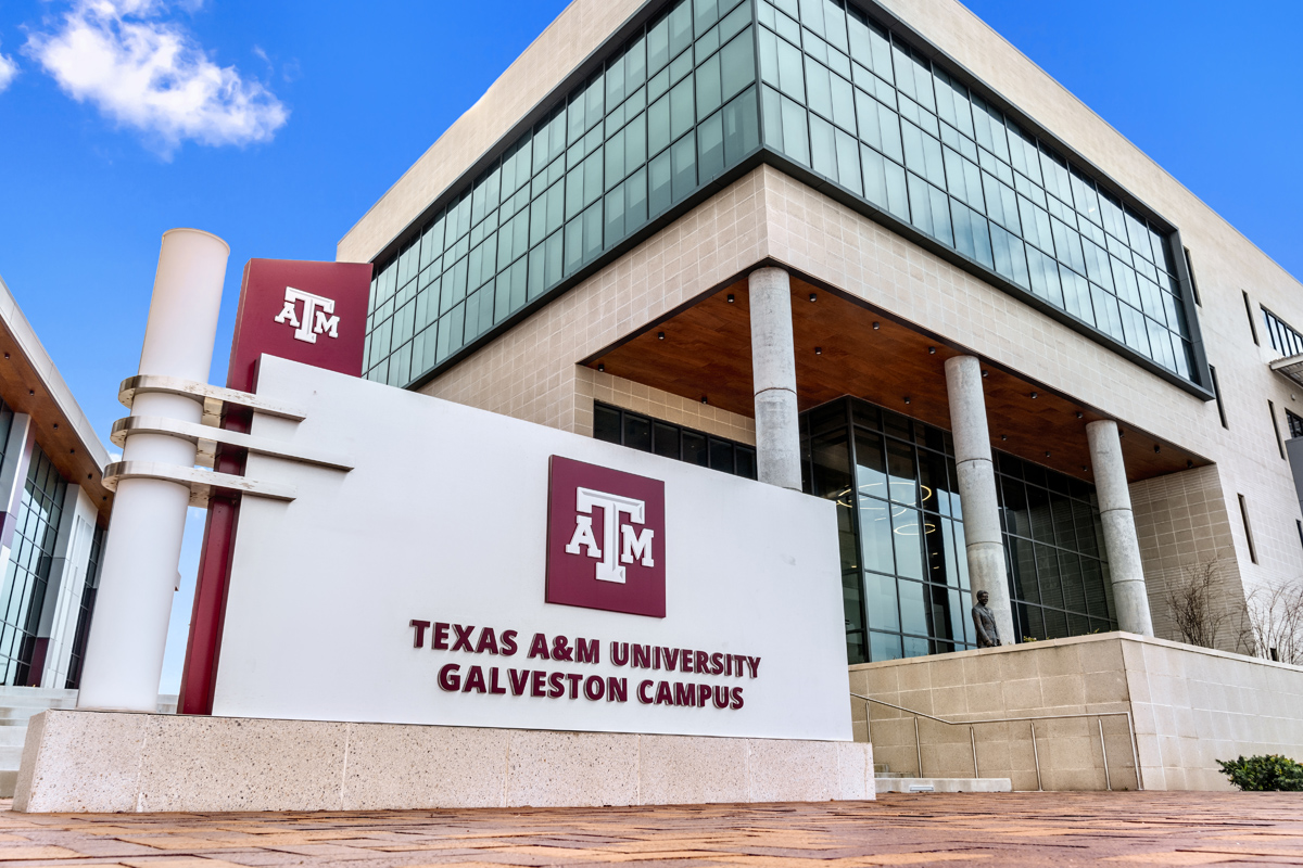 Close to Texas A&M University at Galveston 