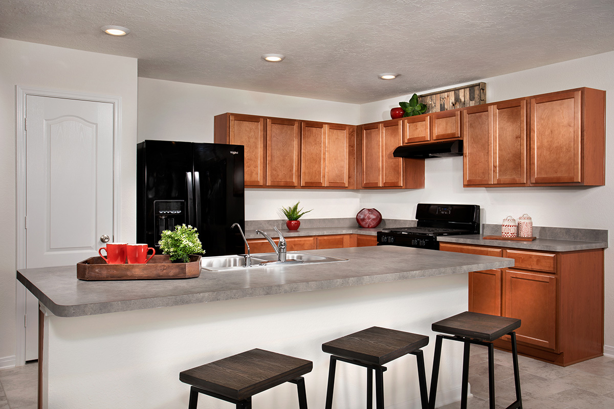 New Homes in Conroe, TX - Sagecrest Preserve Plan 1675 Kitchen
