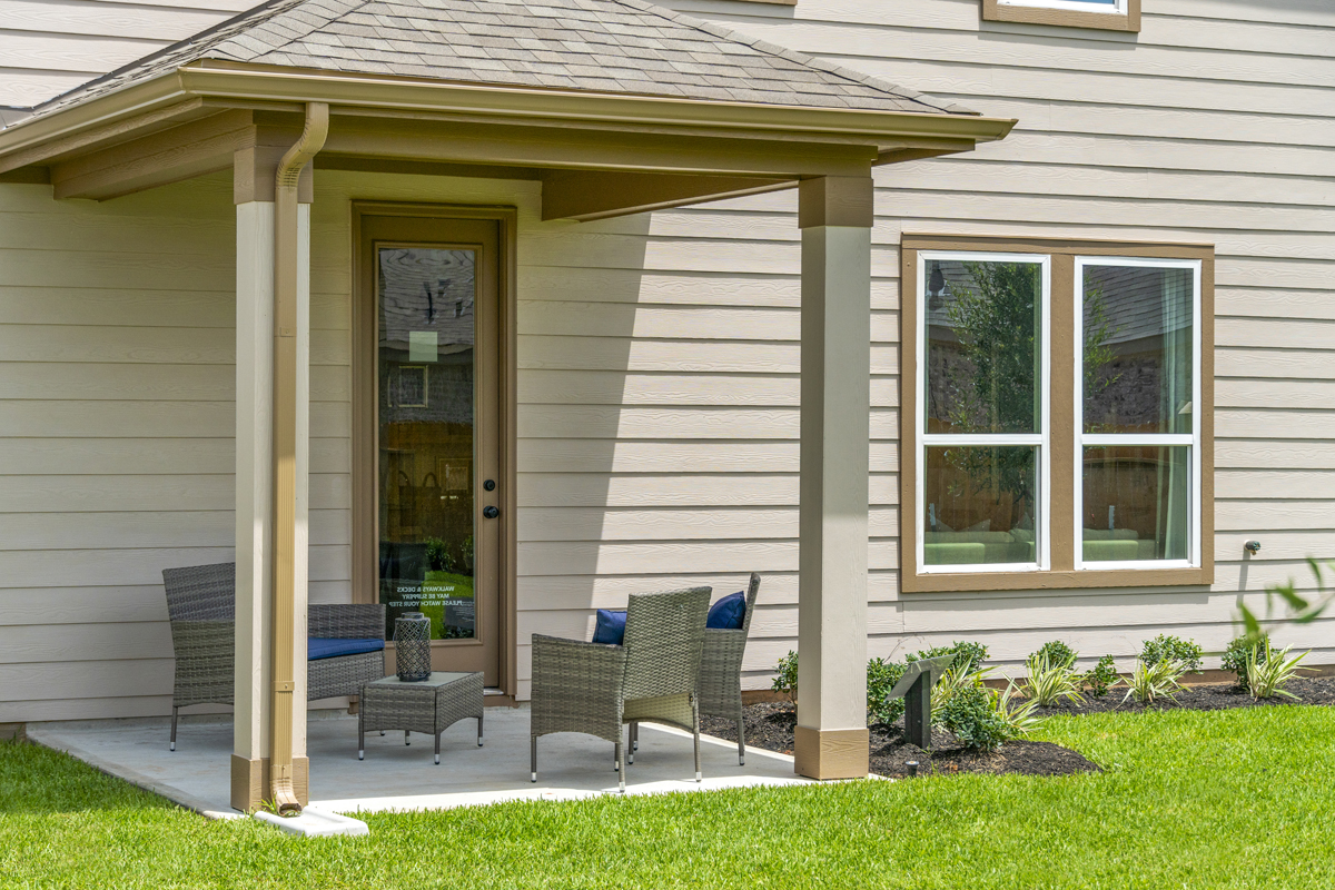 Optional covered back patio