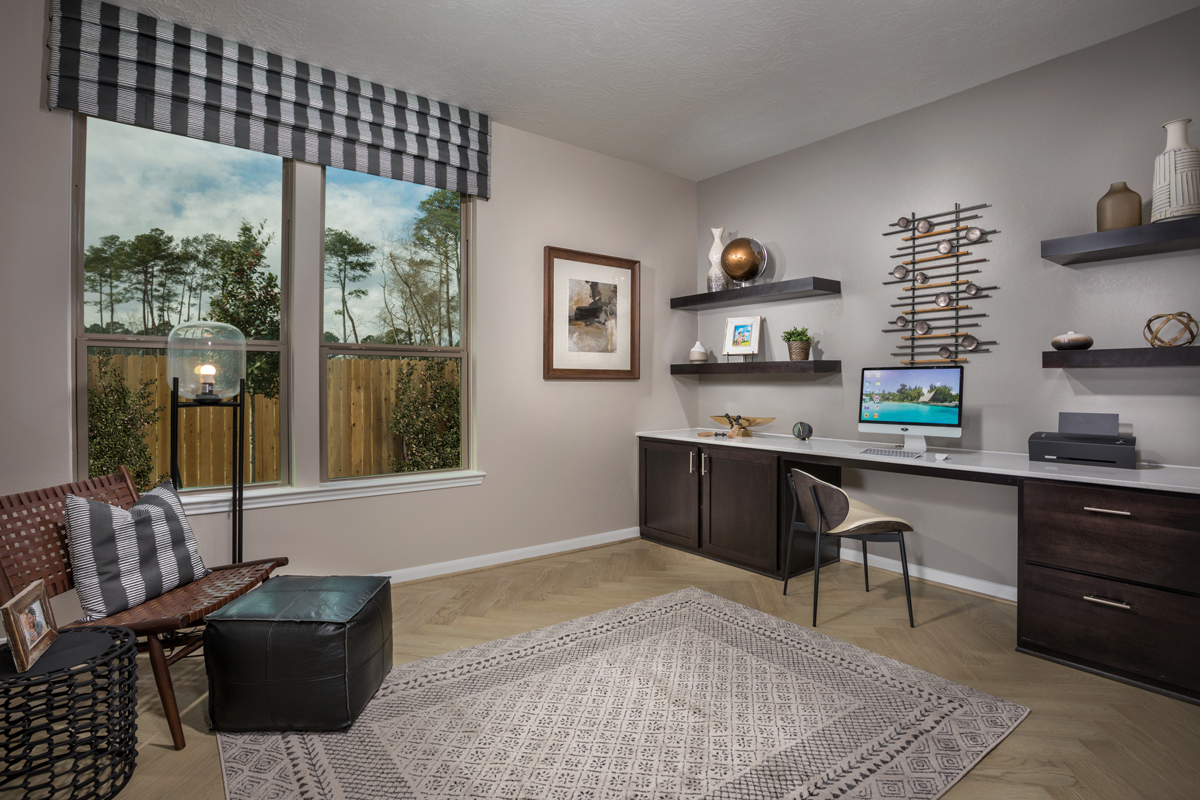 New Homes in Humble, TX - Villages at Tour 18 Plan 2130 Home Office