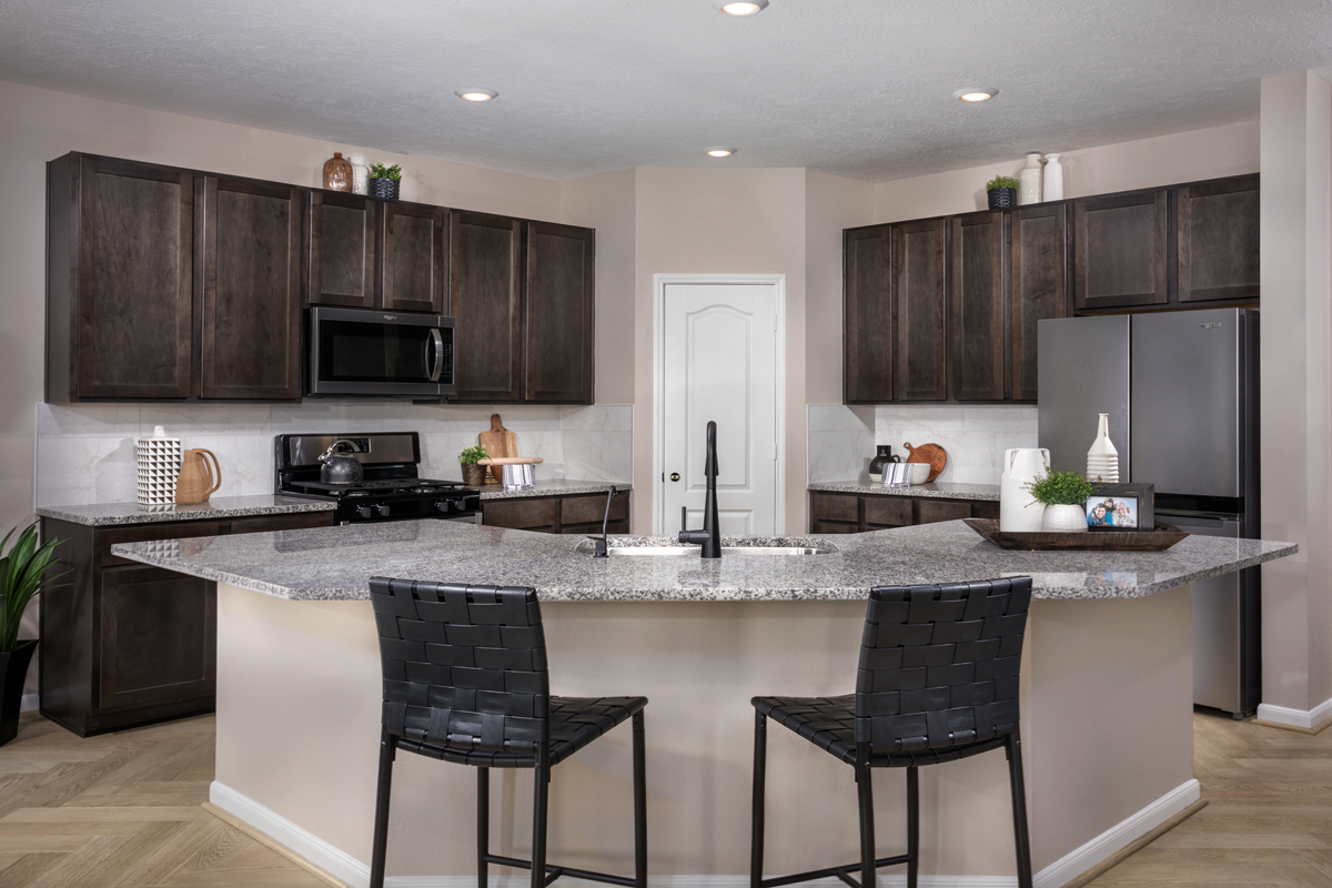 New Homes in Humble, TX - Villages at Tour 18 Plan 2130 Kitchen