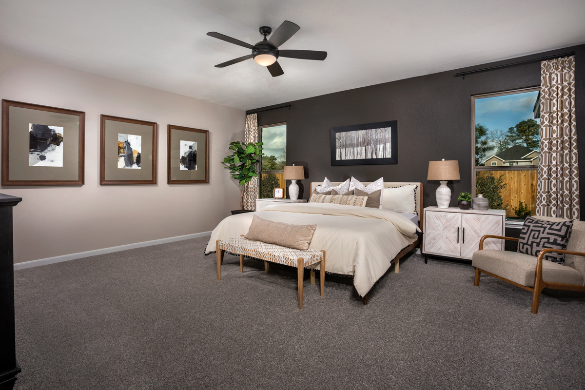 New Homes in Humble, TX - Villages at Tour 18 Plan 2130 Primary Bedroom