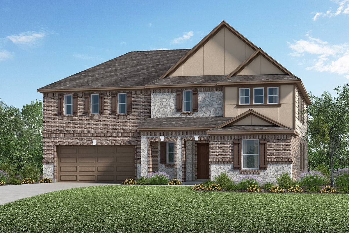 New Homes in Humble, TX - Villages at Tour 18 Plan 3421 - Elevation D