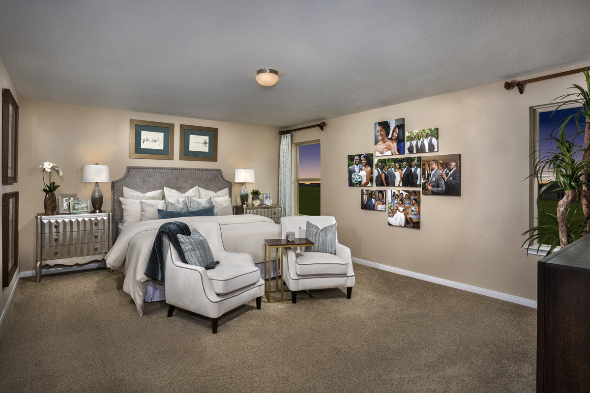 New Homes in Katy, TX - The Meadows at Westfield Village Plan 2526 Primary Suite