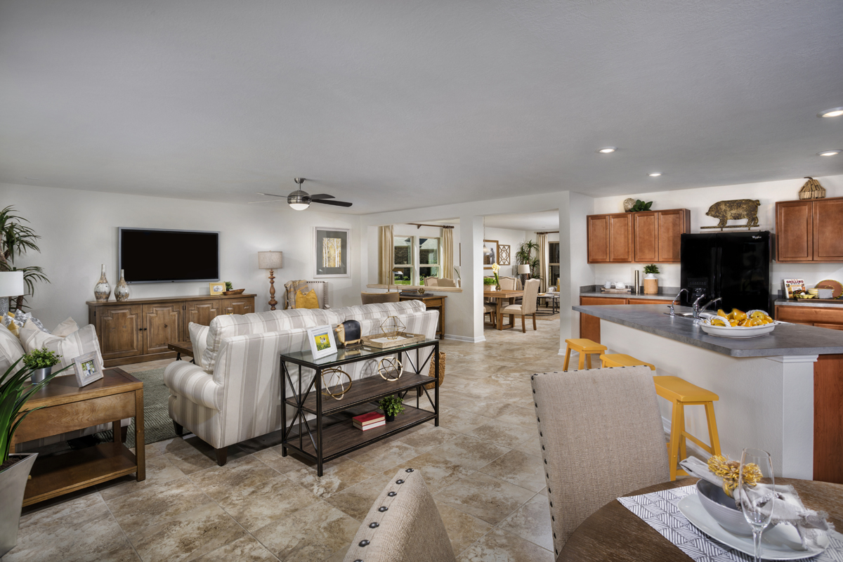 New Homes in Katy, TX - The Meadows at Westfield Village Plan 2961 Great Room