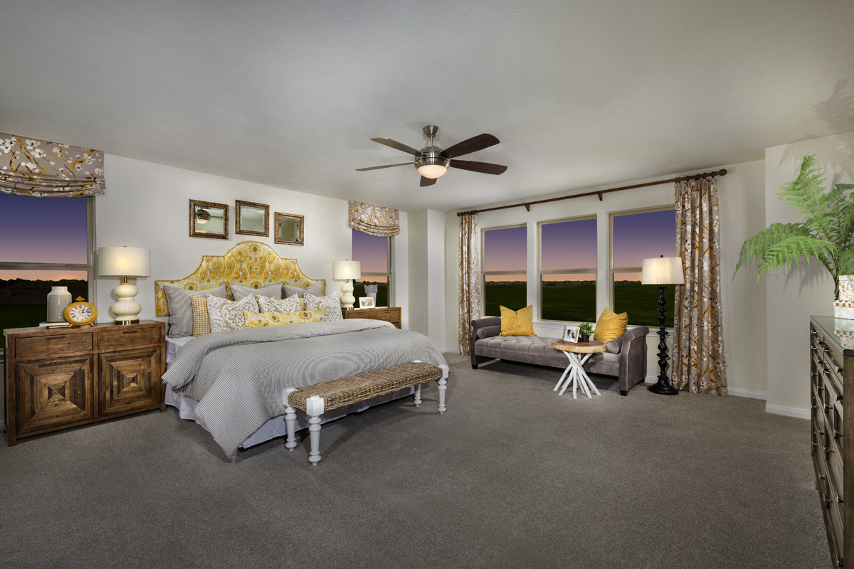 New Homes in Katy, TX - The Meadows at Westfield Village Plan 2961 Primary Suite