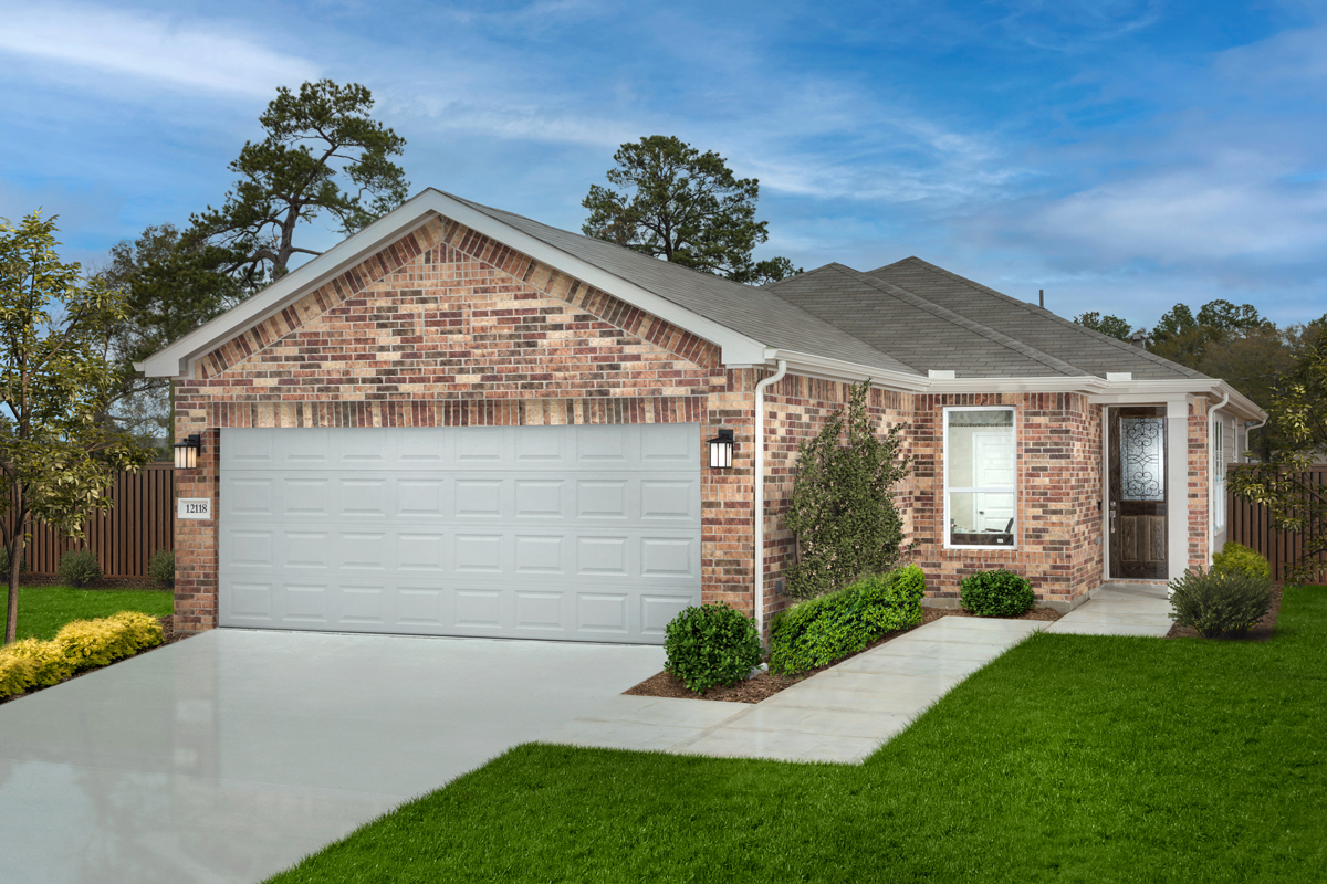 New Homes in Spring, TX - Spring Creek Plan 1585 as modeled at Willow Wood Place