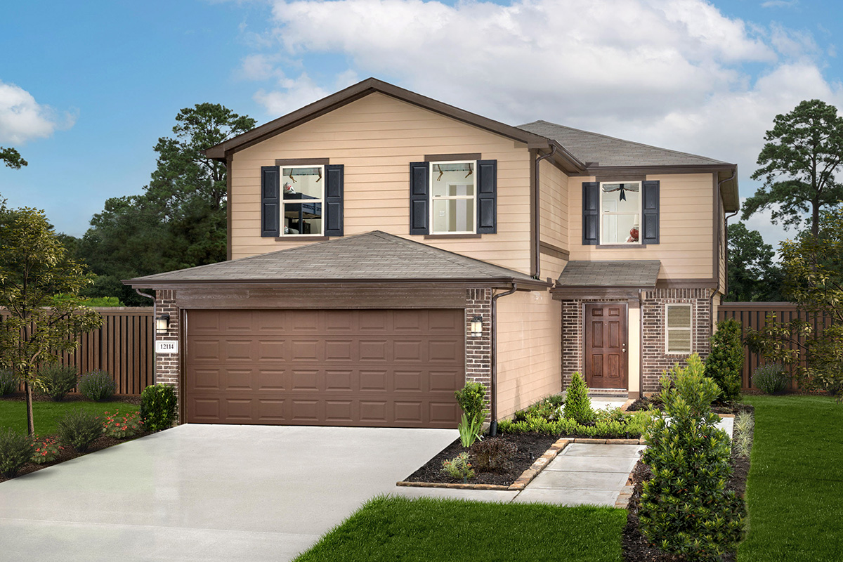 New Homes in Katy, TX - Katy Manor Trails Plan 2239 as modeled at Willow Wood Place